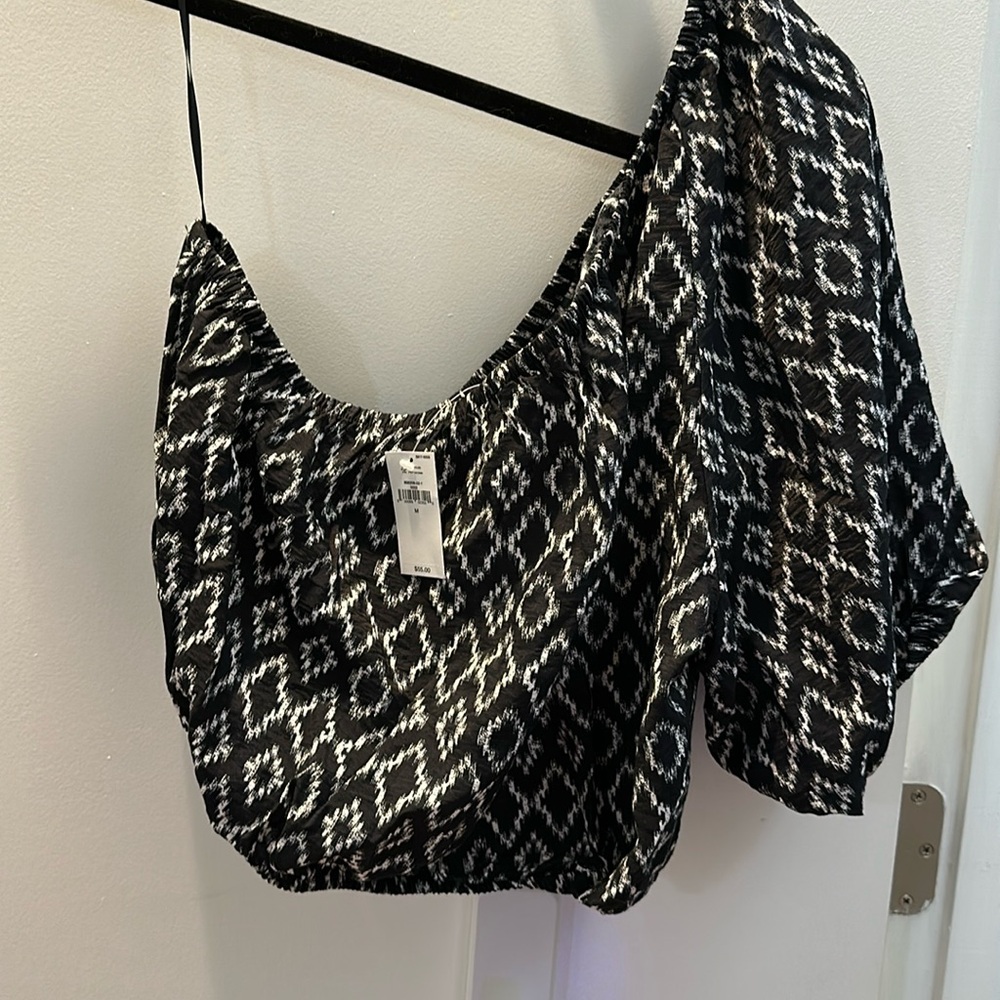 New With Tags- Banana Republic- One shoulder top- Med
